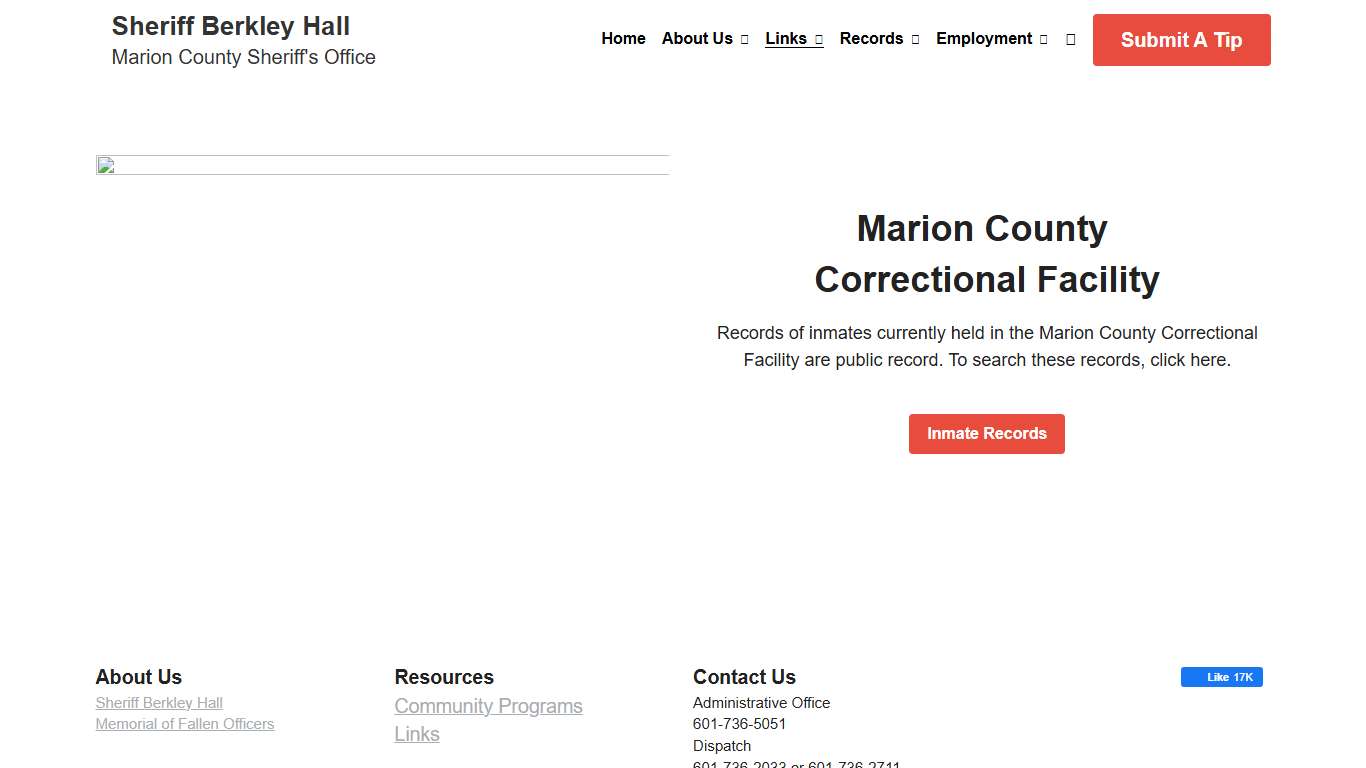 Inmate Records - Marion County Sheriff's Office
